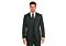 Vitali Emerald Crosshatch Modern Fit Vested Suit M6350