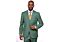 Vitali Olive Green Scoop Vested Modern Fit Suit M5090