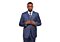 Vitali Royal Blue Sharkskin Modern Fit Vested Suit M3090-2