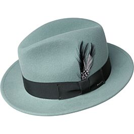 Bailey\'s Grey Wool Fedora Bailey 1922 Hats 7034 Blixen Wool Fedora main image 3