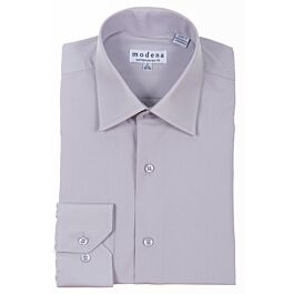 modena dress shirts slim fit Modena Black Contemporary Fit Cotton Blend Dress Shirt, 14½ 32/33 / Black main image 0