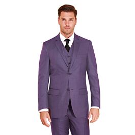 Vitali Black Modern Fit Vested Suit G2002