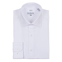 green emerald velvet dress Men's Dress Shirt | Crisp White main image 1