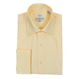 fitted lace wedding dress White Dress Shirts Men Classic Solid Color Long Sleeve Men Shirt Yellow  Shirt Slim Fit Black M at Amazon Men's Clothing store main image 1