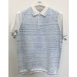 Cigar Couture 3 Button Pullover Polo Sweater Grey main image 0