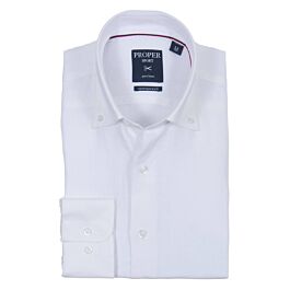 PROPER SHIRTINGS BLACK SLIM FIT REGULAR CUFF P720TTSR-BLK