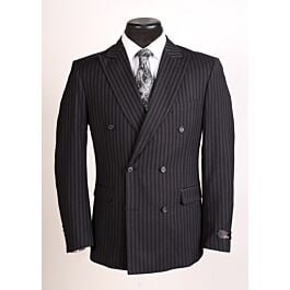 Vitali Beige Plaid Vested Modern Fit Suit M8706 main image 0