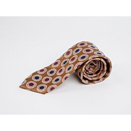 BW301 Red Silk Steven Land Tie and Hanky