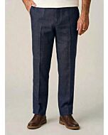 Inserch Men's Ink Linen Modern Fit Pants P3116