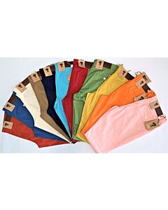 Cigar Couture Men's Chino Slim Fit Pants CP-980 Red