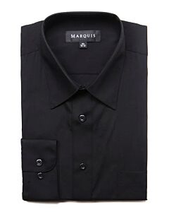 Marquis Black Classic Fit Men's Dress Shirt 009