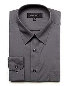 Marquis Charcoal Classic Fit Men's Dress Shirt 009