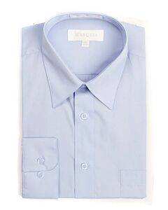 Marquis Light Blue Classic Fit Men's Dress Shirt 009