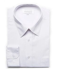 Marquis White Classic Fit Men's Dress Shirt 009