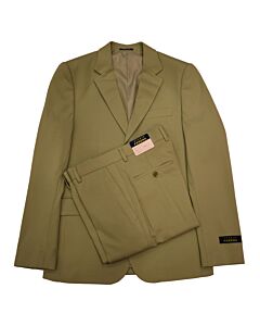 Studio Ferera Men's Mint Green Slim Fit Knit Stretch Fabric Suit 210 