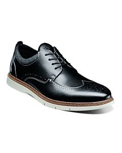 Stacy Adams Synergy 25418  Wingtip Oxford Men's Dress Shoe  Black