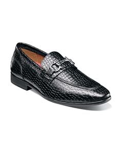 Stacy Adams Feronte 25623 Moc Toe Slip On Men's Dress Shoe  Black