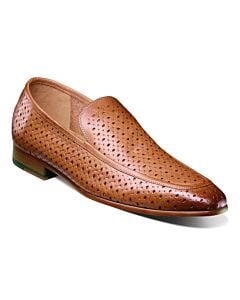 Stacy Adams Winden 25645 Moc Toe Slip On Men's Dress Shoe  Natural