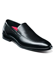 Stacy Adams Aiden 25655 Moc Toe Slip On Men's Dress Shoe  Black