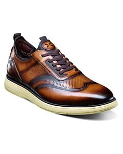 Stacy Adams Edgewood 25690 Wingtip Men's Sneaker Dress Shoe  Cognac