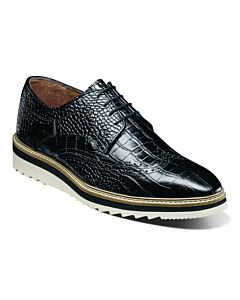 Stacy Adams Alario 25725  Wingtip Oxford Men's Dress Shoe  Black