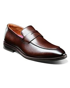 Stacy Adams Jackson 25823 Moc Toe Slip On Men's Dress Shoe  Brown