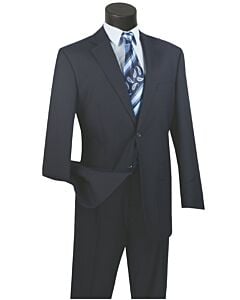 Vinci Executive Navy Solid Suit 2C900-2