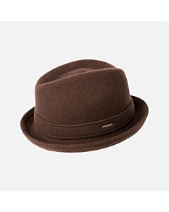 Kangol Hat Wool Player Trilby Fedora 6447BC Tobacco