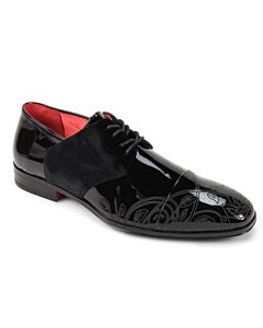 After Midnight Cap Toe Lace-Up Dress Shoe 7062 Black