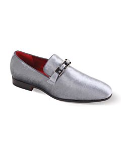 After Midnight Plain Toe Slip-On Smoking Shoe 7047 Grey