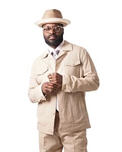 Steven Land Shell 2 Piece Walking Suit Leisure Set Beau B213 Shell