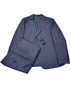 Bellucci Trends Blue Heathered Tailored Fit Suit B272 Orlando