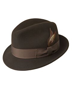 Bailey 1922 Hats 7001 Tino Wool Fedora Brown