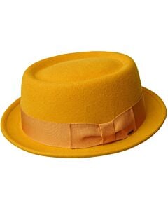 Bailey 1922 Hats 7021 Darron Wool Pork Pie Fedora Gold