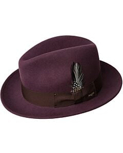 Bailey 1922 Hats 7034 Blixen Wool Fedora Cocoa Powder