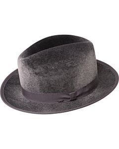 Bailey 1922 Hats 70672 Messie Wool Fedora Elephant Grey Swirl