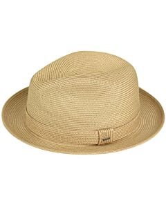 Bailey 1922 Hats 81711BH Tate Braid Fedora Latte