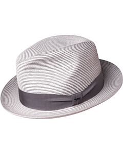 Bailey 1922 Hats 81717BH Craig Straw Fedora Flint Grey