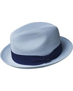 Bailey 1922 Hats 81717BH Craig Straw Fedora Sky Blue