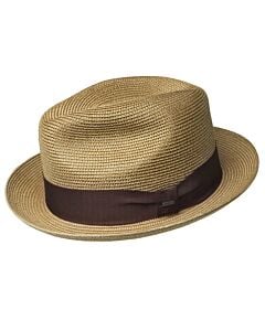 Bailey 1922 Hats 81717BH Craig Straw Fedora Tan