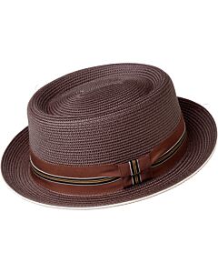 Bailey 1922 Hats 81739BH Carver Braid Fedora Java Bean