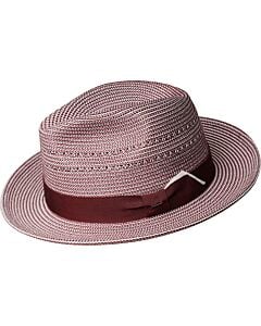 Bailey 1922 Hats 81744BH Eli Braid Fedora Bloodstone