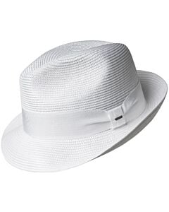 Bailey 1922 Hats 81717BH Craig Straw Fedora White