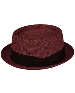 Bailey 1922 Hats 81810 Waits Braid Pork Pie Fedora Chili Pepper
