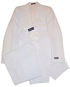 Bellucci Trends White Ultra Slim Fit Vested Fashion Suit Valentino B55-290