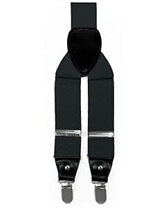 Brand Q Convertible Y Back Suspenders SP10 Black