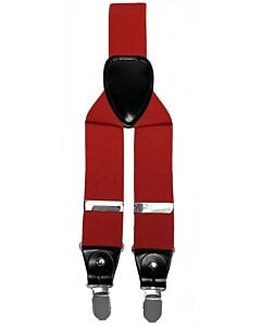 Brand Q Convertible Y Back Suspenders SP10 Red