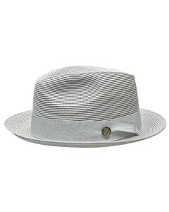 Bruno Capelo Hats FN Francesco Natural Braid Fedora Grey
