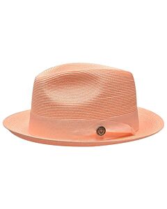 Bruno Capelo Hats FN Francesco Natural Braid Fedora Peach