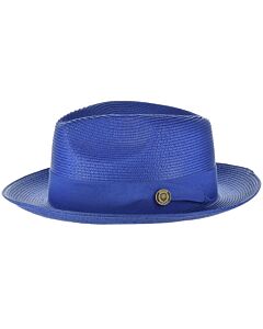 Bruno Capelo Hats FN Francesco Natural Braid Fedora Royal